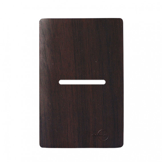 Placa p/ 1 Interruptor Horizontal 4x2 - Novara Tabaco Placa p/ 1 Interruptor Horizontal 4x2 - Novara Tabaco